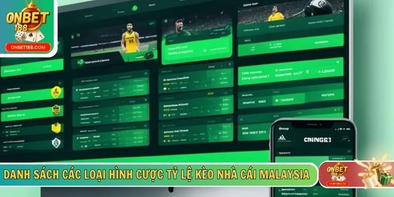 Danh sách các loại hình cược tỷ lệ kèo nhà cái malaysia